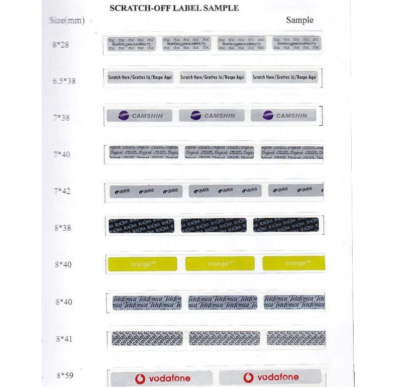 Verma Enterprises Destructible Stickers Manufacturers, Suppliers